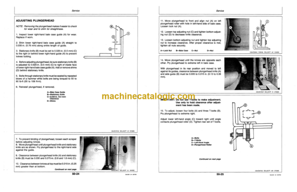 John Deere 347 Baler Operator's Manual (OME76108)