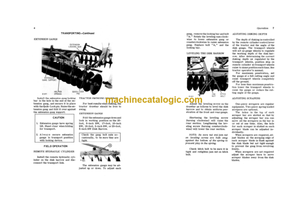 John Deere BW, BWN and BWS Disk Harrows Operator's Manual (OMB25262)