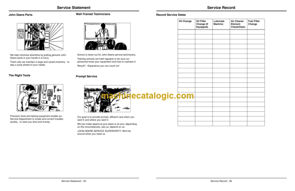 John Deere 1200A Bunker Rake Operator's Manual (OMTCU30979)