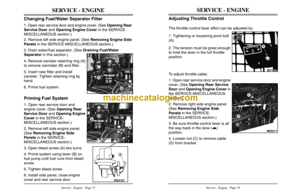 John Deere 8875 Skid Steer Loader Operator's Manual (OMM123273)