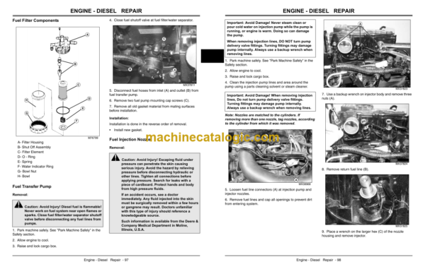 John Deere XUV 850D GatorTM Utility Vehicle Technical Manual (TM1737)