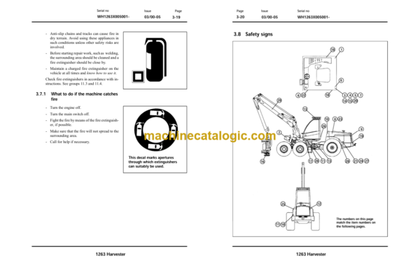 John Deere 1263 Forwarder Operator's Manual (OMF061744)