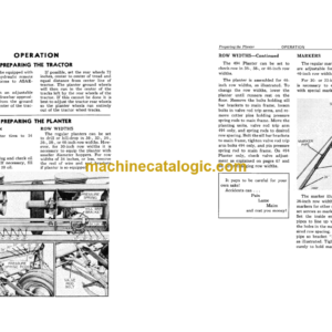 John Deere 494 and 495 Corn Planters Operator’s Manual (OMB25002B)