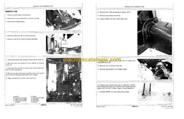 John Deere 710C Backhoe Loader Repair Technical Manual (TM1451)