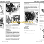 John Deere 110 Tractor Loader Backhoe Operator's Manual (OMLVU13606)