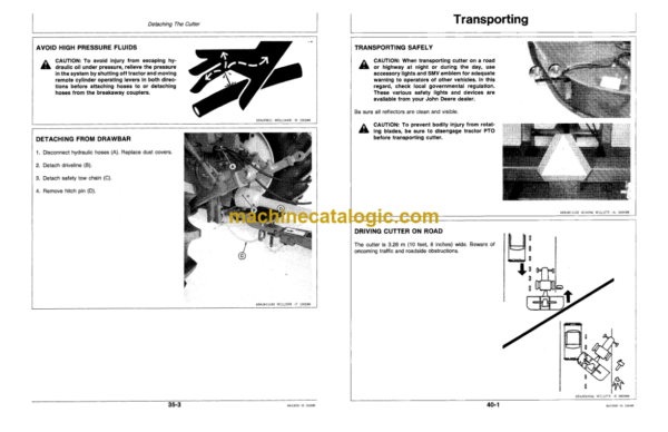 John Deere 862B Scraper Operator's Manual (OMT134623)