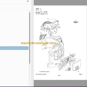 Hitachi ZX30UR-5B Hydraulic Excavator Parts Catalog & Equipment Components & Engine Parts Catalog