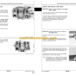 John Deere Radial Piston Pumps Component Technical Manual (CTM7)