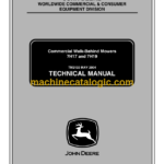 John Deere 7H17 and 7H19 Commercial Walk-Behind Mowers Technical Manual (TM2133)