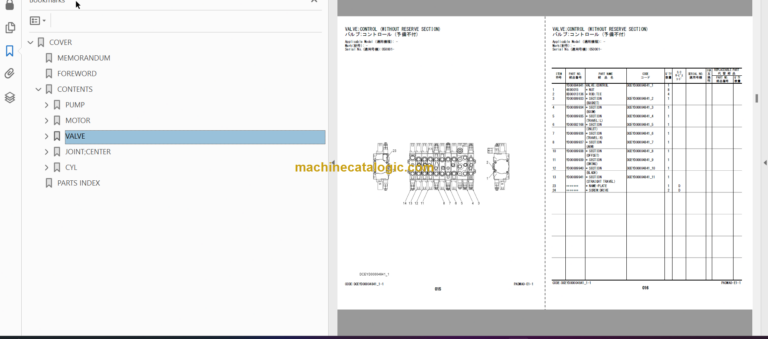 Hitachi ZX30UR-5B Hydraulic Excavator Parts Catalog & Equipment Components & Engine Parts Catalog