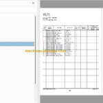 Hitachi ZX30UR-5B Hydraulic Excavator Parts Catalog & Equipment Components & Engine Parts Catalog