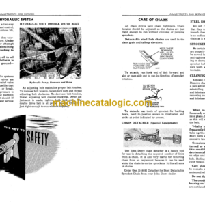 John Deere 55 HI-LO Combines Operator’s Manual (OMH90738)