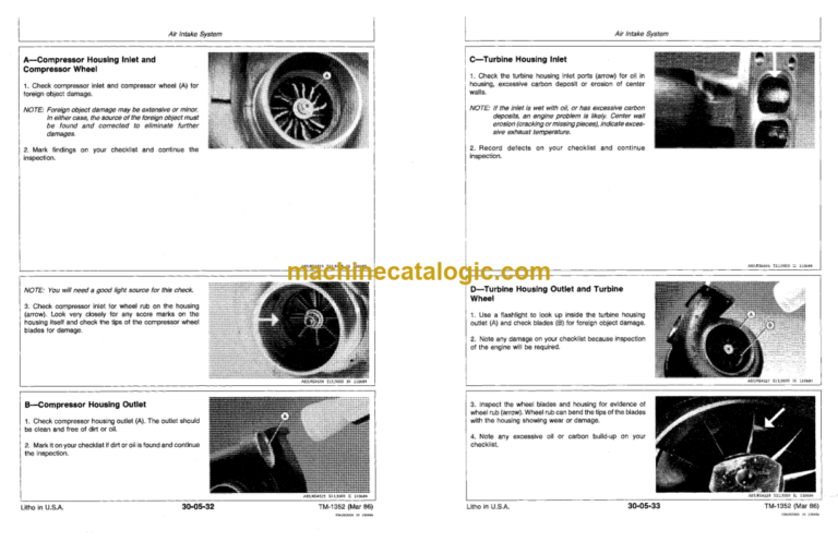 John Deere 5730 and 5830 Self Propelled Forage Harvesters Technical Manual (TM1352)