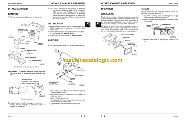 John Deere K Series Liquid-cooled Engines Component Technical Manual (CTM39)