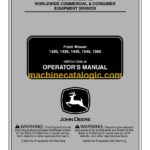 John Deere 1420, 1435, 1445, 1545, 1565 Front Mower Operator's Manual (OMTCU17249J2)