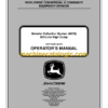 John Deere 600 Liter High Dump Material Collection System (MCS) Operator's Manual (OMTCU28186)
