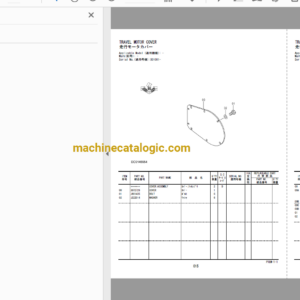 Hitachi EX130MT-5 Hydraulic Excavator Parts Catalog