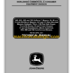 John Deere 54D 60D and 72D Series Mowers Technical Manual (TM1763)