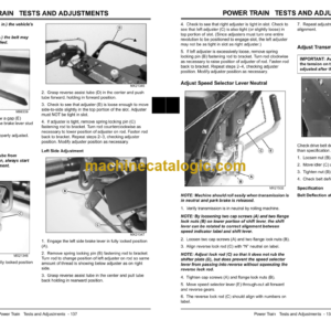 John Deere G15 Professional Walk-Behind Mower Technical Manual (TM2242)