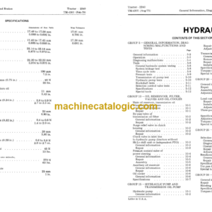 John Deere 2240 Tractor Technical Manual (TM4301)