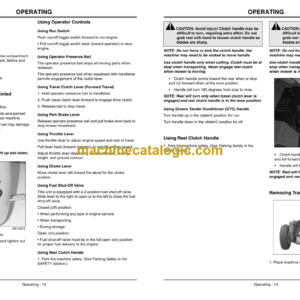 John Deere 180C, 220C & 260C Walk-Behind Greensmower Operator’s Manual (OMTCU22823)