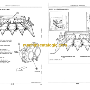 John Deere 664 665R 666R Row-Crop Headers Operator’s Manual (OMZ92339)