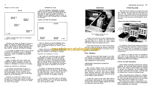 John Deere 45 Combines Operator's Manual (OMH61821)
