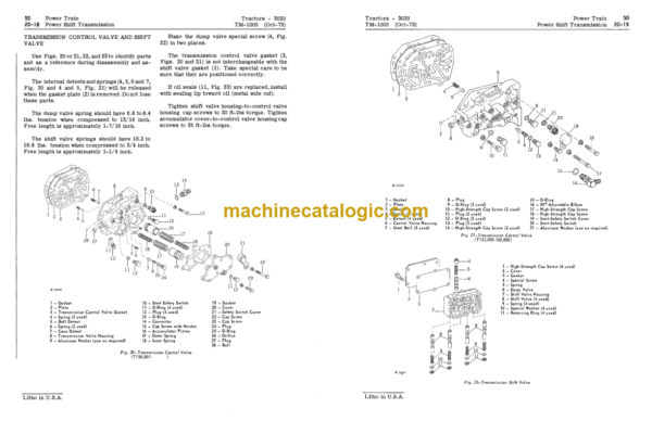 John Deere 3020 Tractor Technical Manual (TM1005)