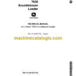 John Deere 7630 Knuckleboom Loader Technical Manual (TM1147)