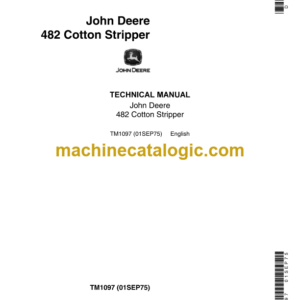 John Deere 482 Cotton Stripper Technical Manual (TM1097)