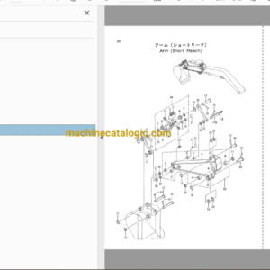 Hitachi EX60-3 EX60LC-3 Excavator Parts Catalog & Equipment Components Parts Catalog