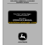John Deere 14 Bushel Commercial Power Flow and Rear Bagger Operator's Manual (OMTCU18066C3)