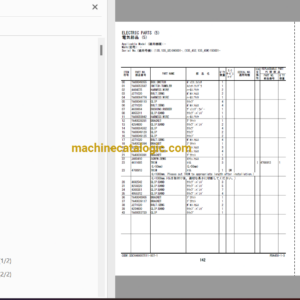 Hitachi ZX135US-7 Hydraulic Excavator Parts and Equipment Components Parts Catalog