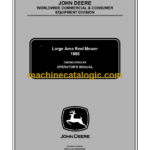 John Deere 1905 Large Area Reel Mower Operator's Manual (OMDMU21002)