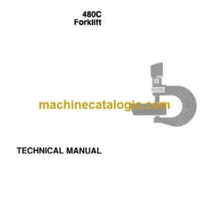 John Deere 480C Forklift Technical Manual (TM1249)