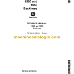 John Deere 1550 and 1650 Backhoes Technical Manual (TM1245)