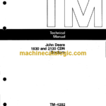 John Deere 1830 and 2120 CDN Tractors Technical Manual (TM4282)