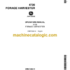 John Deere 4720 Forage Harvester Operator's Manual (OME73382)