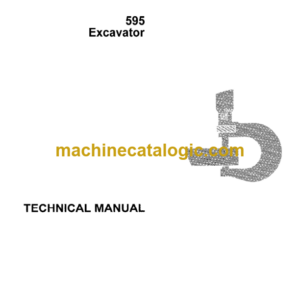 John Deere 595 Excavataor Technical Manual (TM1375)