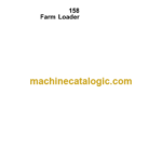 John Deere 158 Farm Loader Operator's Manual (OMW37998)
