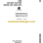 John Deere 1408 Rotary Cutter Operator's Manual (OMW28536)