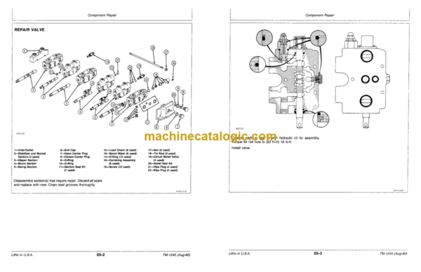 John Deere 1550 and 1650 Backhoes Technical Manual (TM1245)