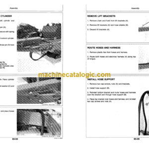 John Deere 4720 Forage Harvester Operator’s Manual (OME73382)