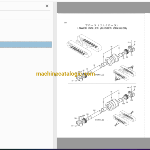 Hitachi EX135UR Excavator Parts Catalog & Equipment Components Parts Catalog