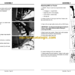 John Deere 4100 Tractors Hydraulic Dump Material Collection System (MCS) Operator's Manual (OMM140121E9)