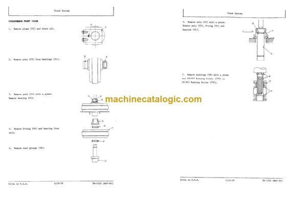 John Deere 790 and 792 Excavator Repair Operation and Tests Technical Manual (TM1320)