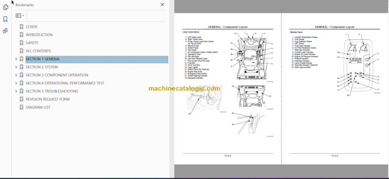 Hitachi EG70R EG110R Rubber Crawler Carrier Technical and Workshop Manual