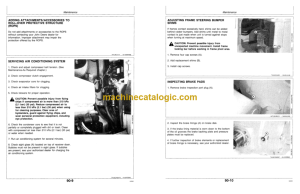 John Deere 744E Loader Operator's Manual (OMAT162185)