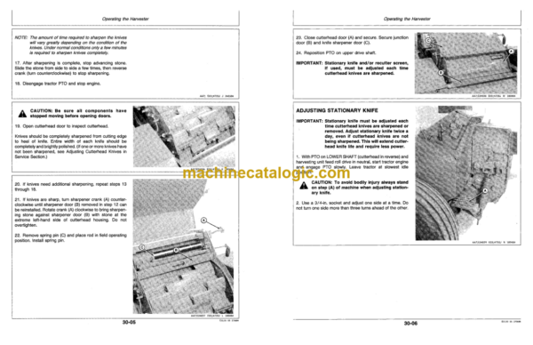 John Deere 4720 Forage Harvester Operator's Manual (OME73382)