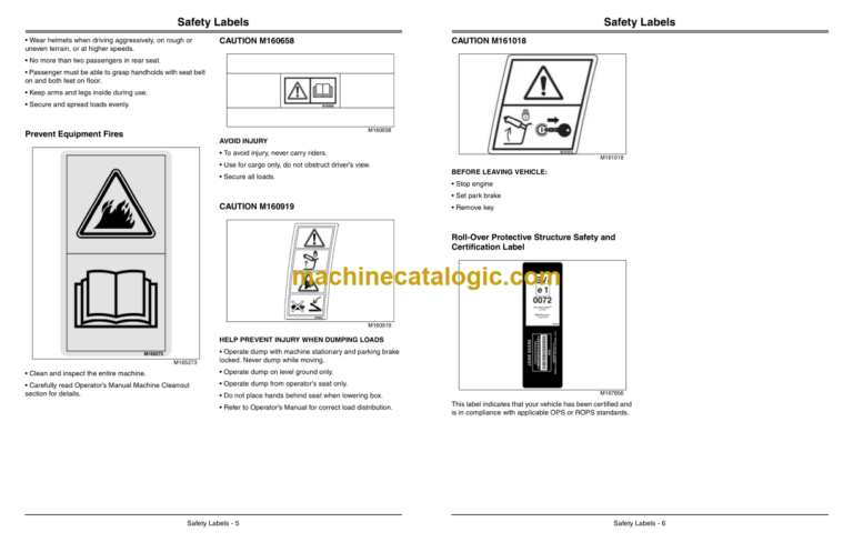 John Deere XUV 855D S4 GATOR Utility Vehicle Operator's Manual (OMM168346)